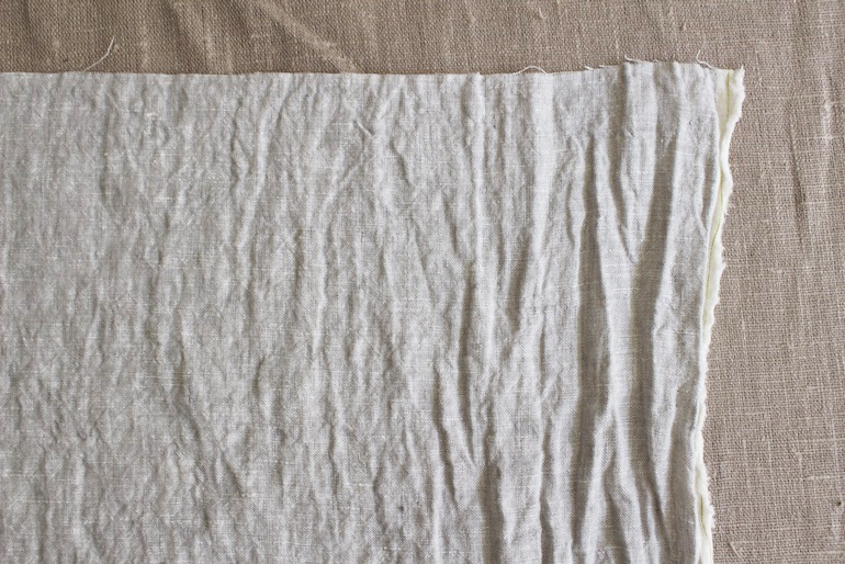 one washed linen　Kelly ワンウォッシュ　リネン ケリー　ホワイト